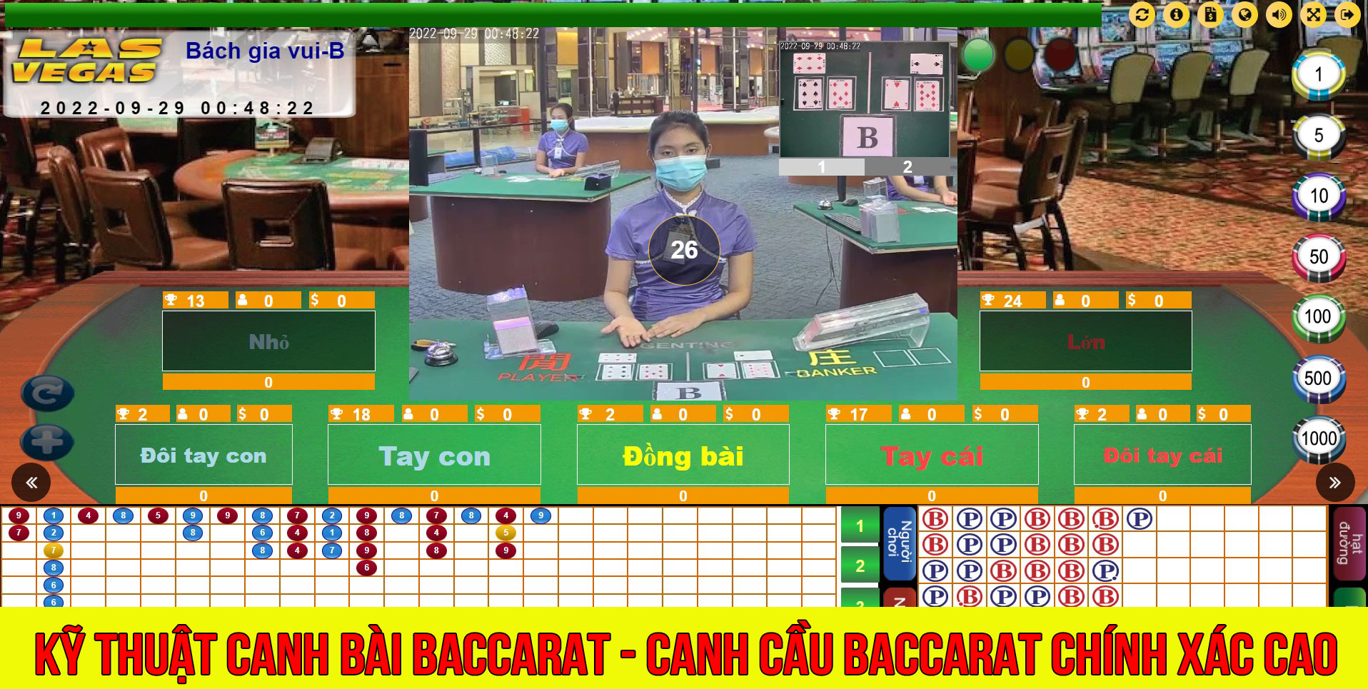 Top 5 kỹ thuật canh bài Baccarat chính xác nhất